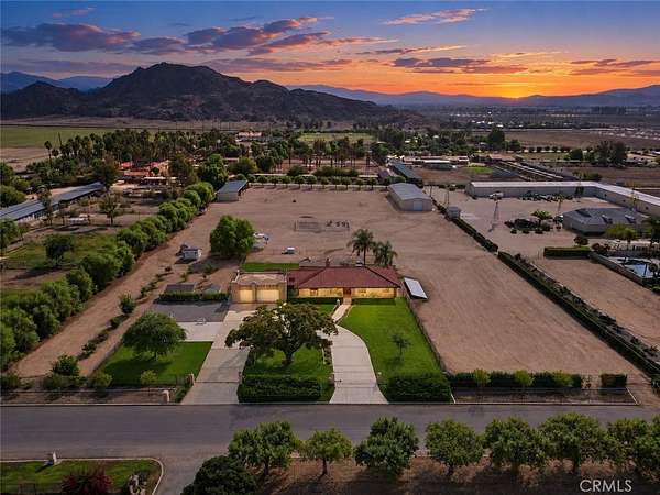 4.77 Acres of Land with Home for Sale in Hemet, California