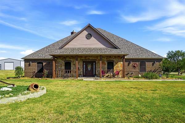 4.55 Acres of Land with Home for Sale in Krum, Texas