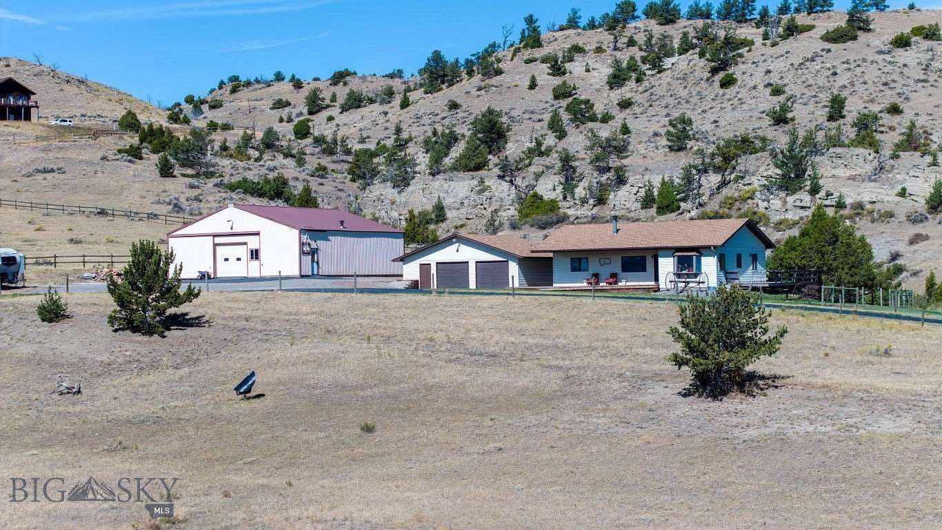 20.8 Acres of Agricultural Land with Home for Sale in Livingston, Montana