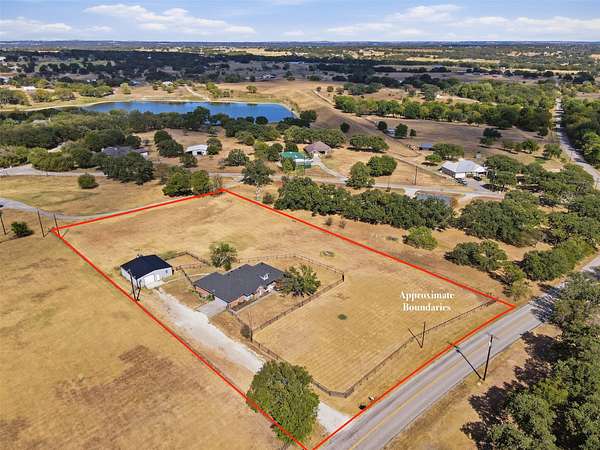 2.5 Acres of Land with Home for Sale in Weatherford, Texas