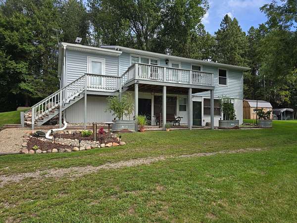 7.5 Acres of Land with Home for Sale in Colon, Michigan