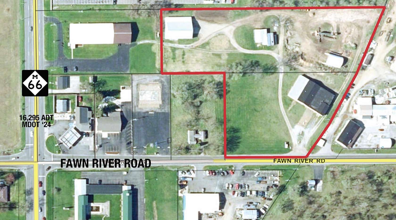 5.3 Acres of Improved Commercial Land for Sale in Sturgis, Michigan