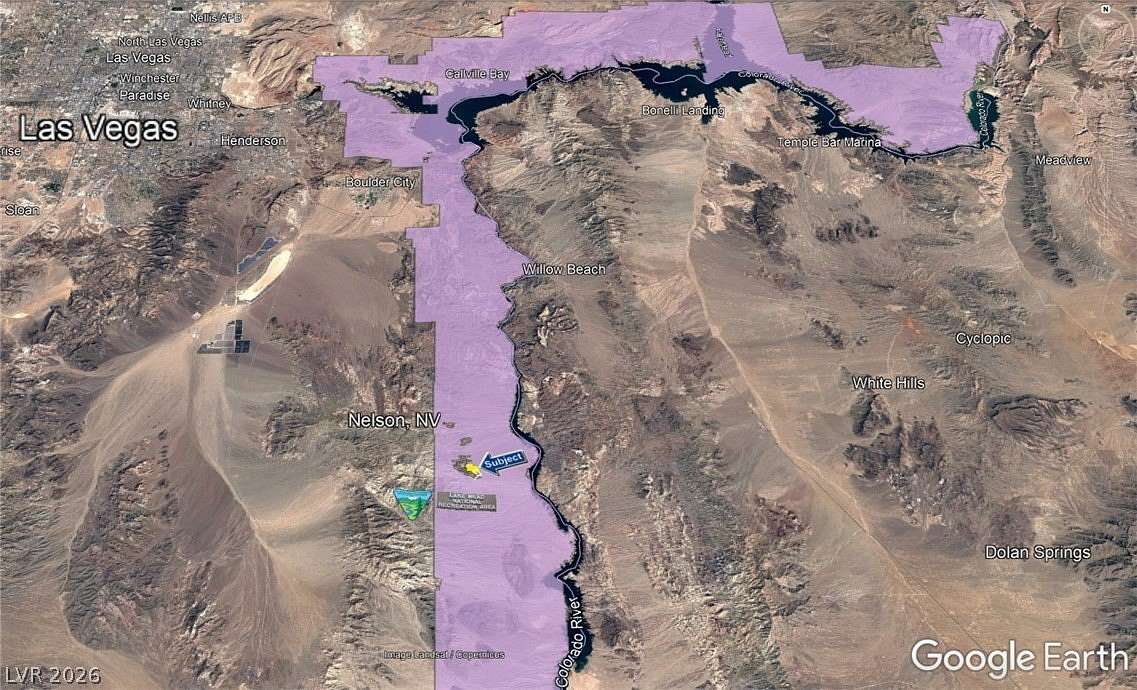 105 Acres of Recreational Land for Sale in Nelson, Nevada