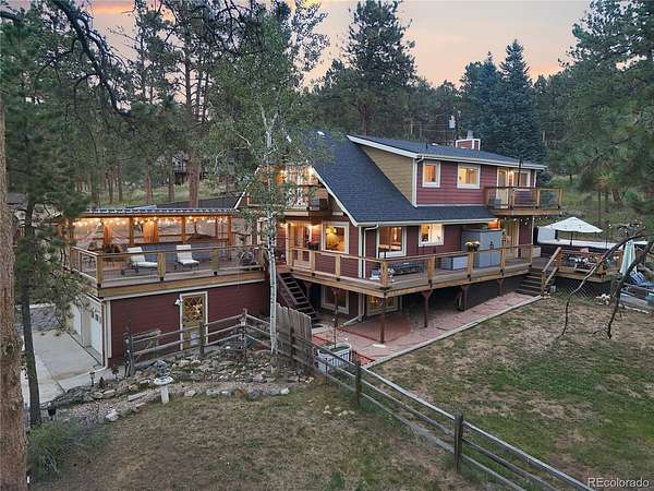 2.16 Acres of Land with Home for Sale in Indian Hills, Colorado