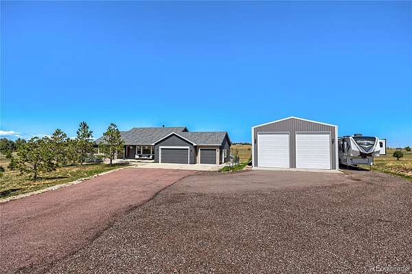 5 Acres of Land with Home for Sale in Elizabeth, Colorado