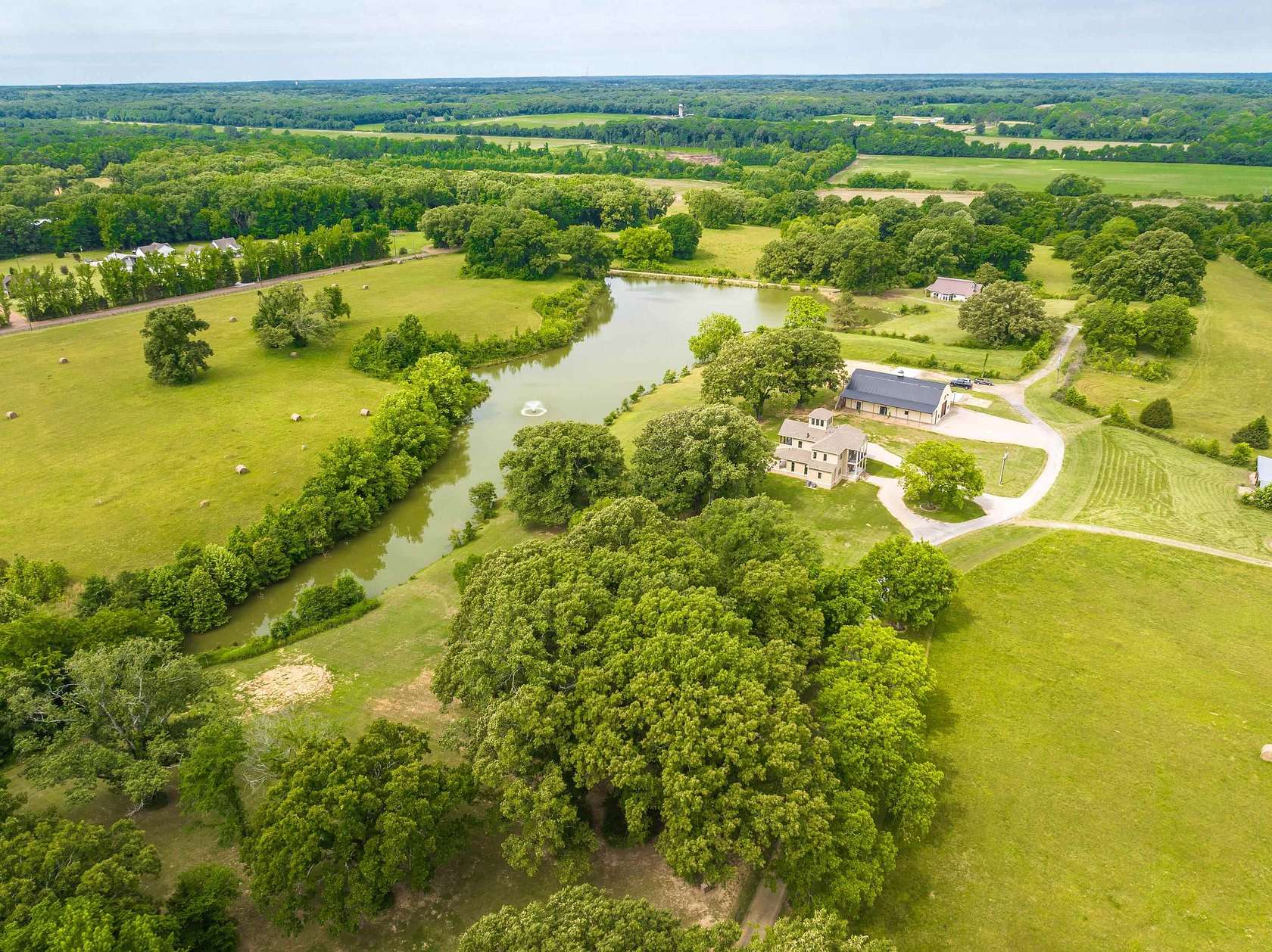 23.9 Acres of Recreational Land with Home for Sale in Somerville, Tennessee