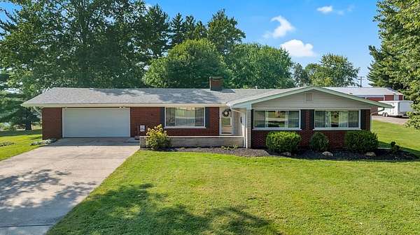 1.64 Acres of Land with Home for Sale in Lawrenceburg, Indiana