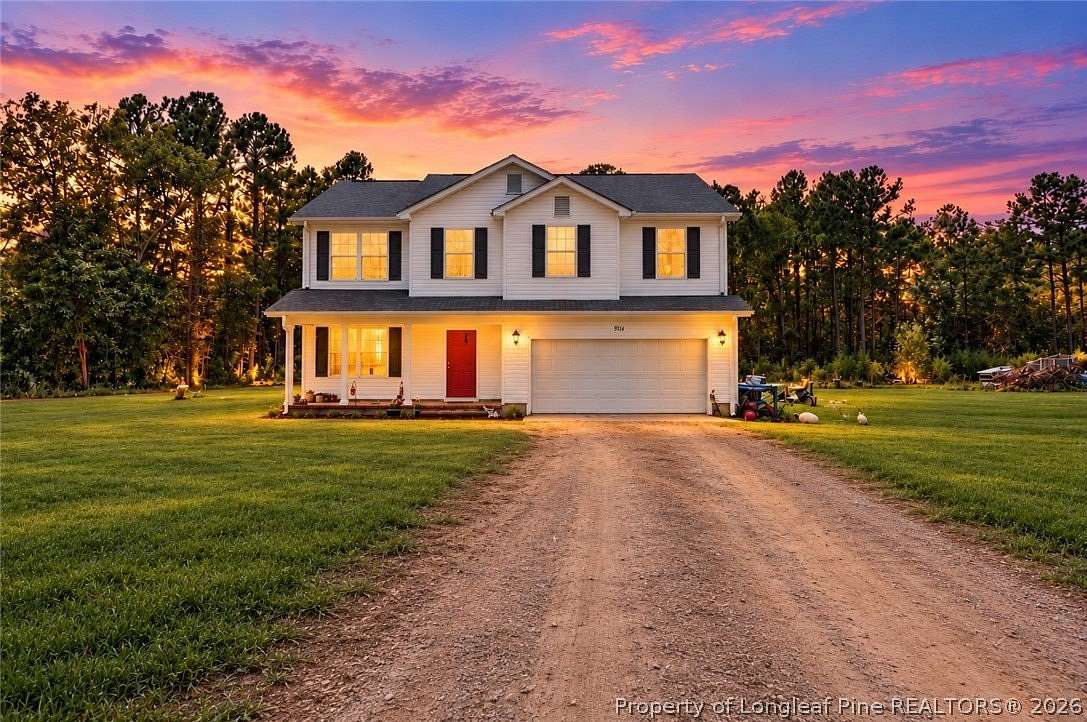 16.3 Acres of Land with Home for Sale in Fayetteville, North Carolina