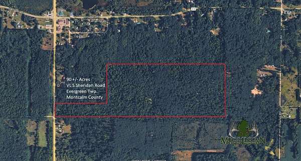 90 Acres of Recreational & Residential Land for Sale in Sheridan, Michigan