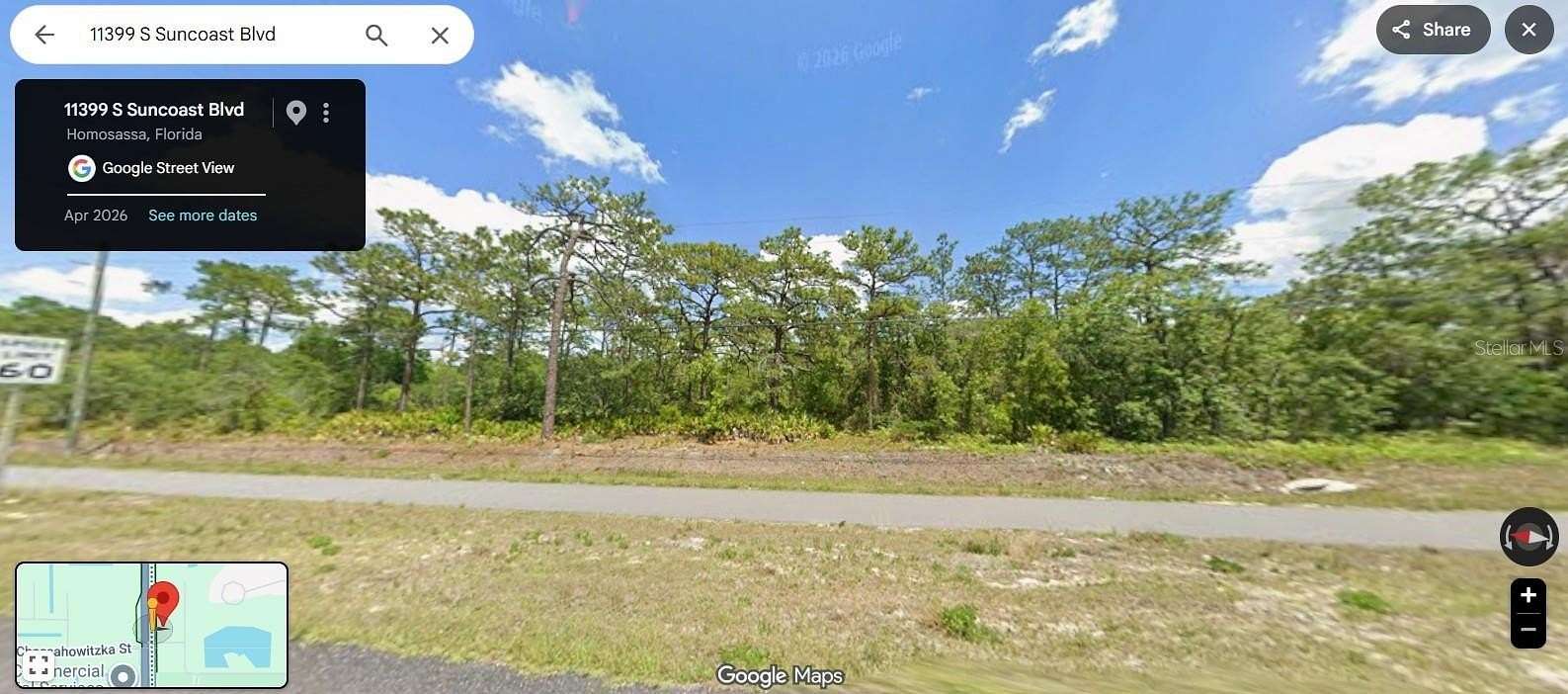 1.4 Acres of Mixed-Use Land for Sale in Homosassa, Florida