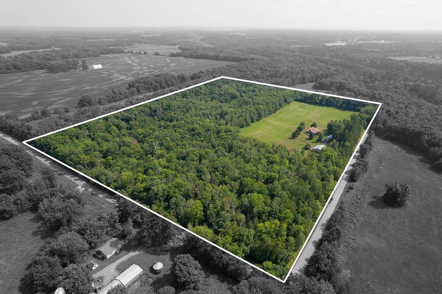 29 Acres of Recreational Land with Home for Sale in Frederic, Wisconsin