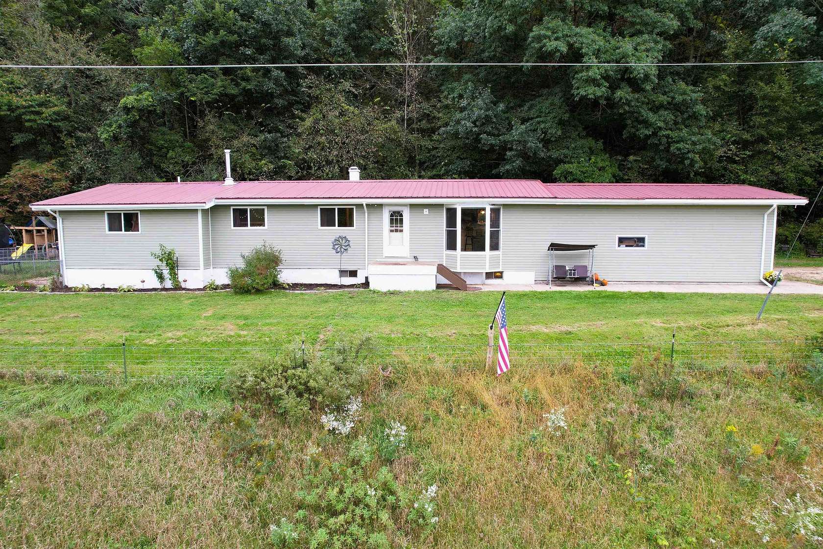 10.2 Acres of Recreational Land with Home for Sale in Blue River, Wisconsin