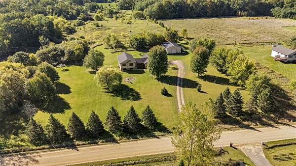 9.78 Acres of Land with Home for Sale in Center City, Minnesota