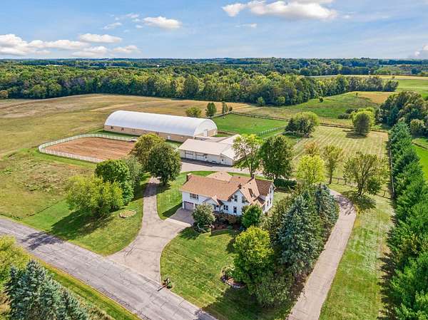 23.1 Acres of Land with Home for Sale in Delano, Minnesota