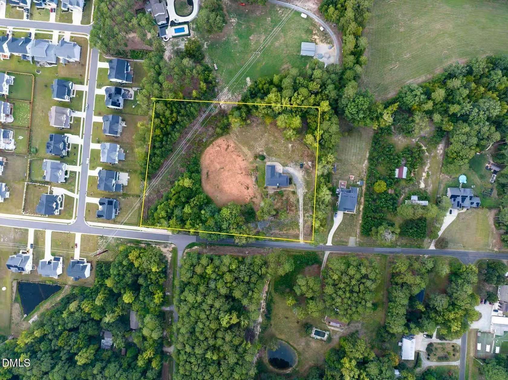 4.73 Acres of Land with Home for Sale in Apex, North Carolina
