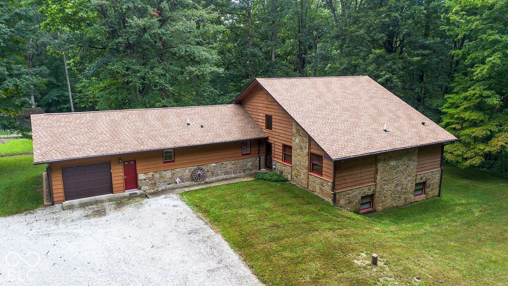 9.8 Acres of Land with Home for Sale in Monrovia, Indiana