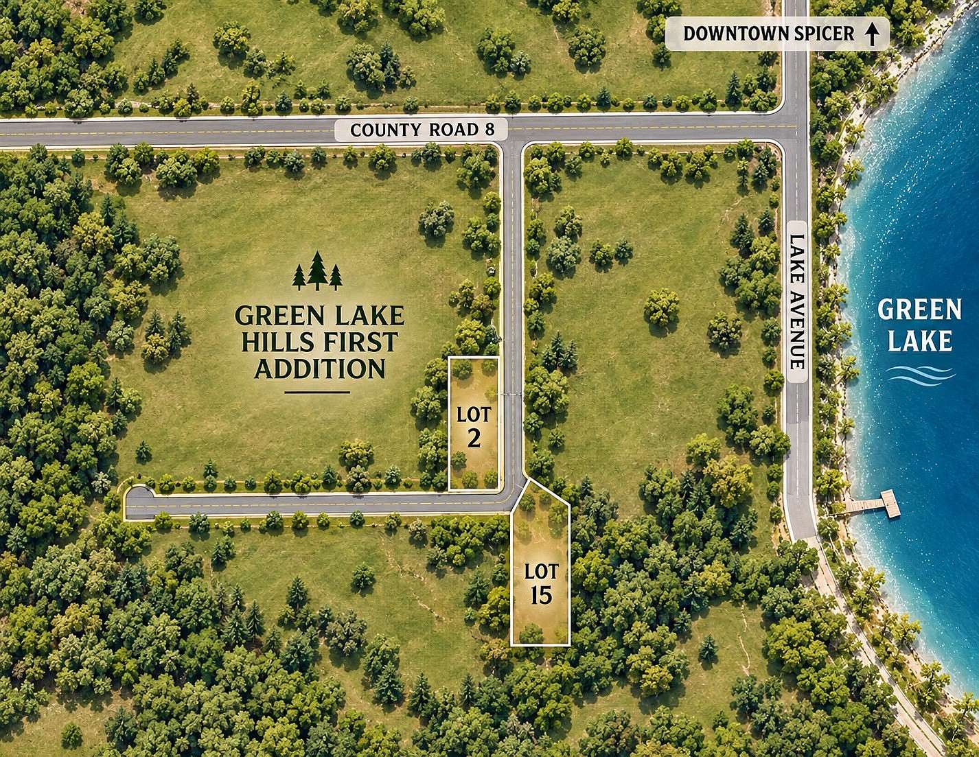 2.6 Acres of Residential Land for Sale in Spicer, Minnesota