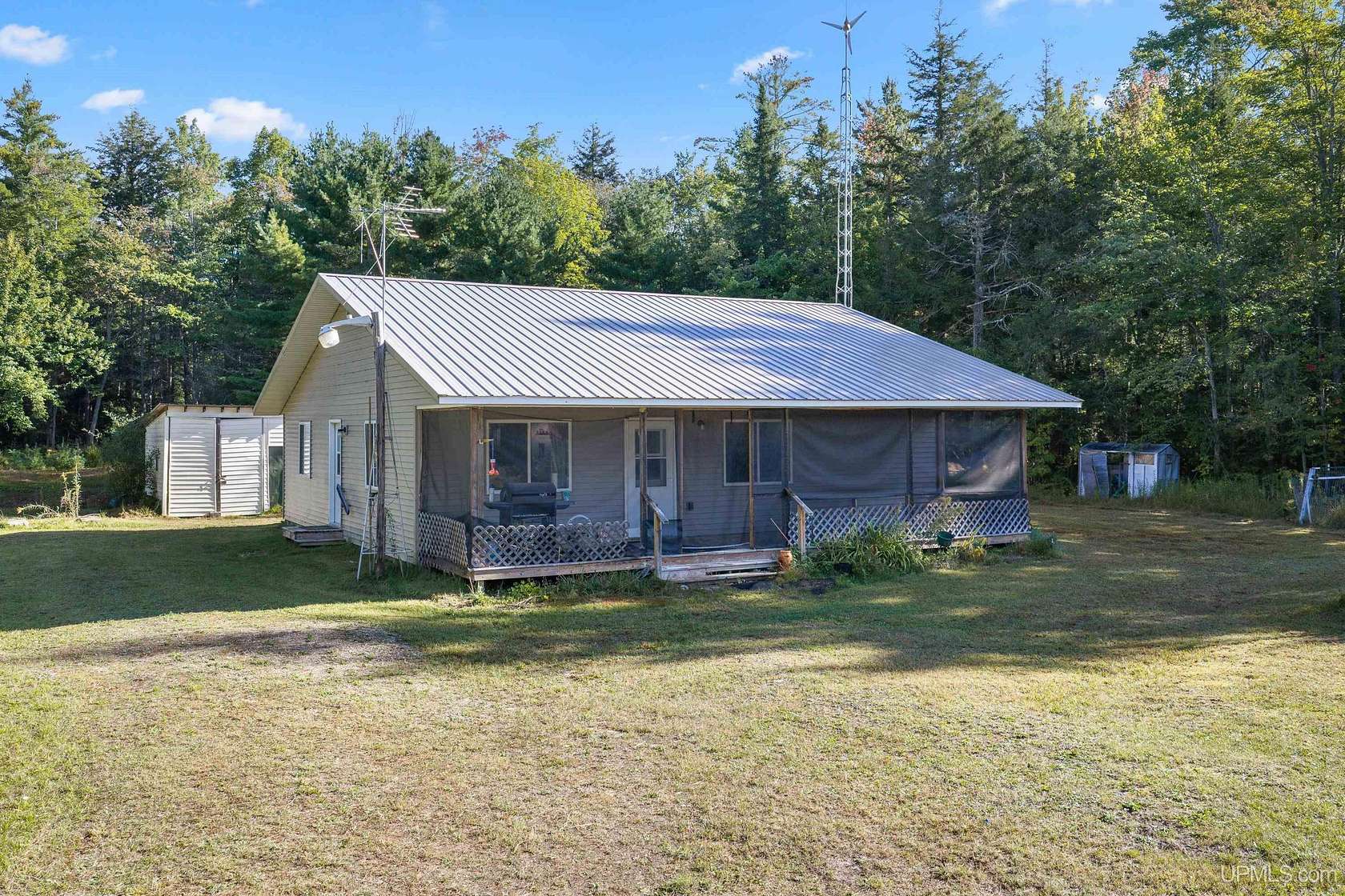 39 Acres of Recreational Land with Home for Sale in Munising, Michigan