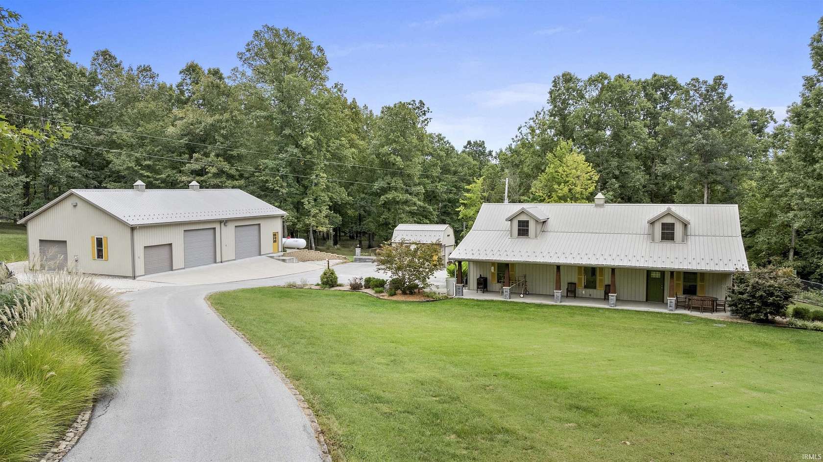 3.88 Acres of Land with Home for Sale in West Baden Springs, Indiana