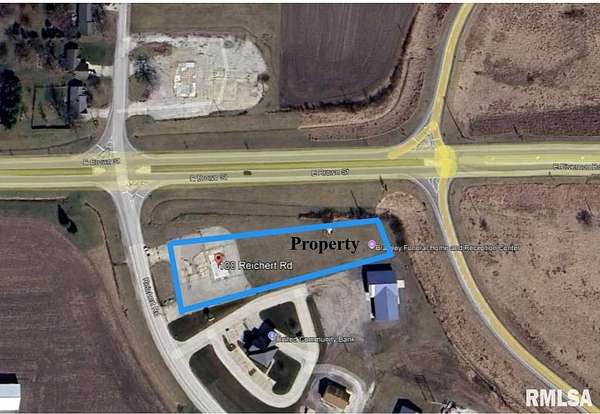 1.6 Acres of Commercial Land for Sale in Divernon, Illinois