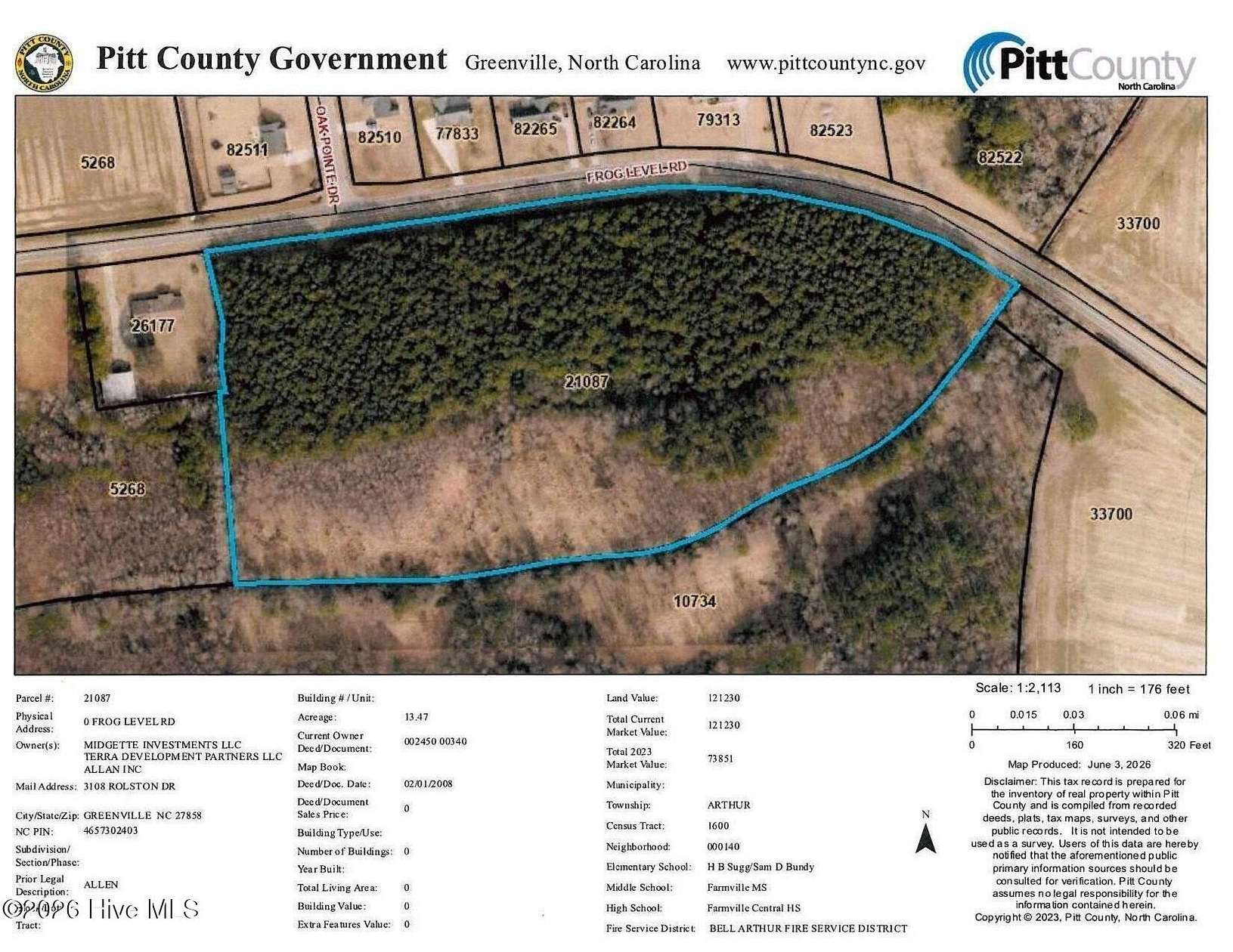 Residential Land for Sale in Greenville, North Carolina