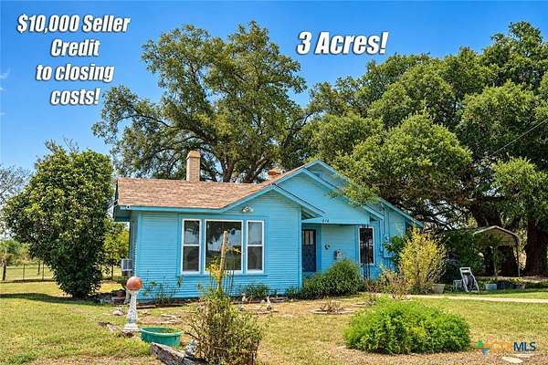 3 Acres of Land with Home for Sale in Lockhart, Texas