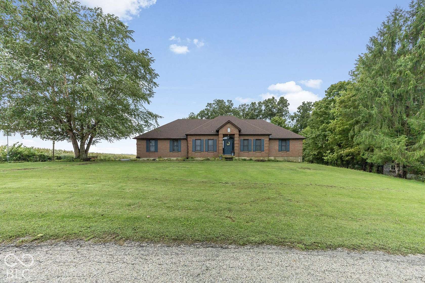 13 Acres of Land with Home for Sale in Brookville, Indiana