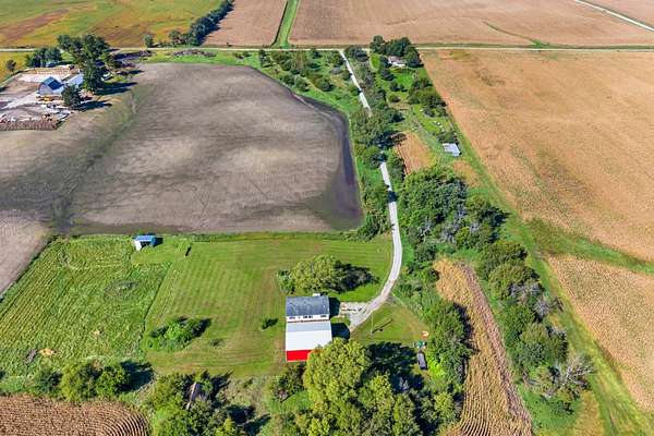 6.33 Acres of Land with Home for Sale in Woodward, Iowa