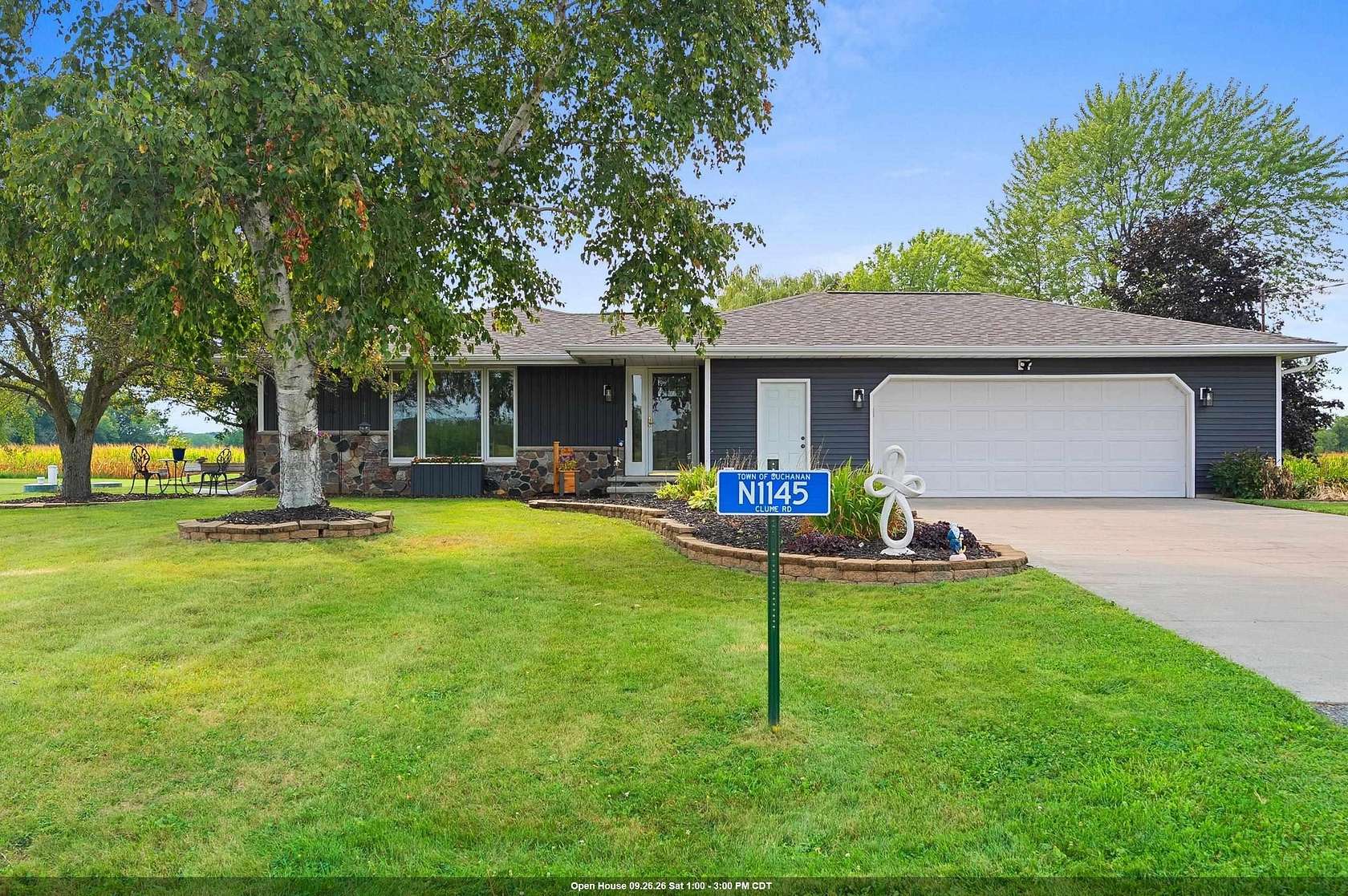 1.5 Acres of Land with Home for Sale in Kaukauna, Wisconsin