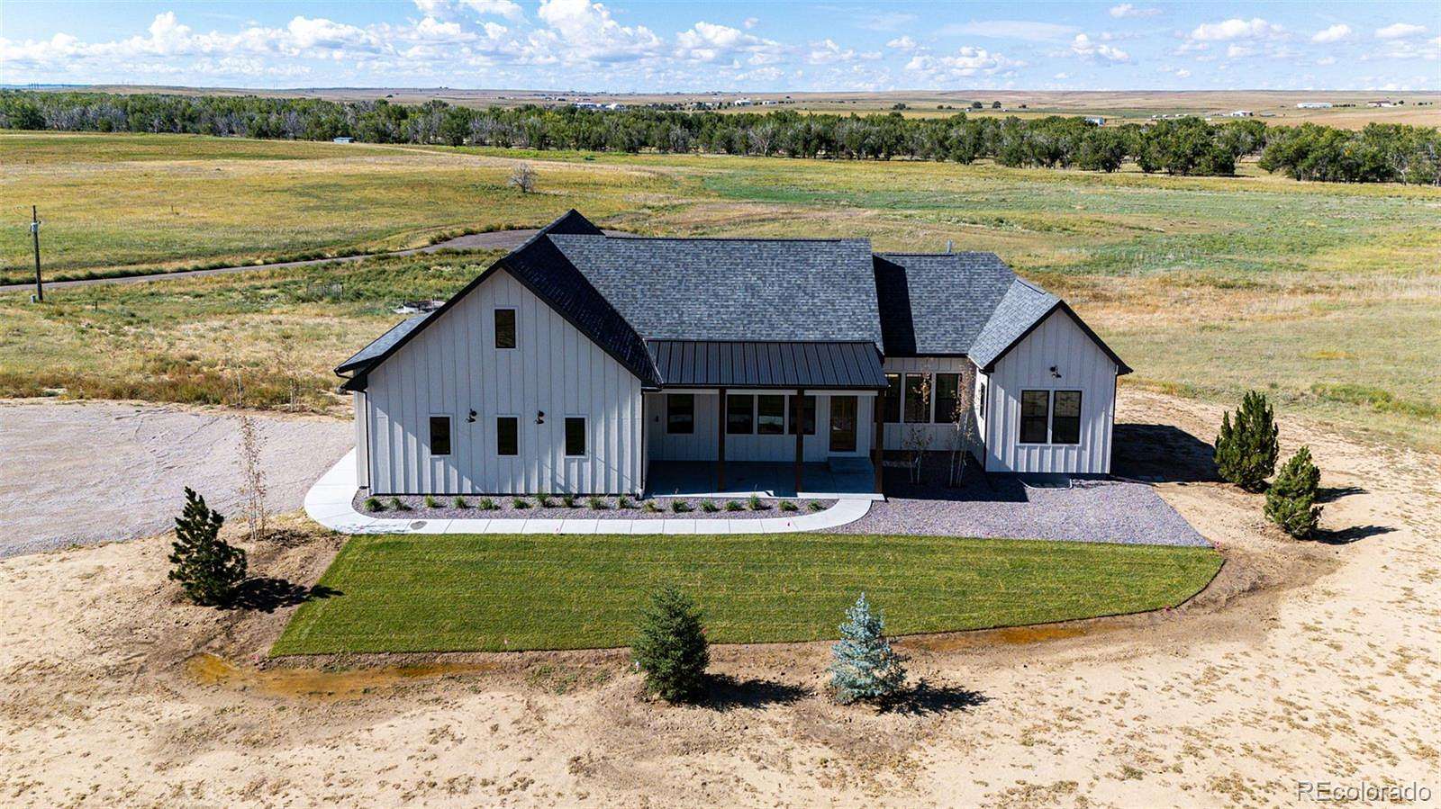 38 Acres of Agricultural Land with Home for Sale in Byers, Colorado