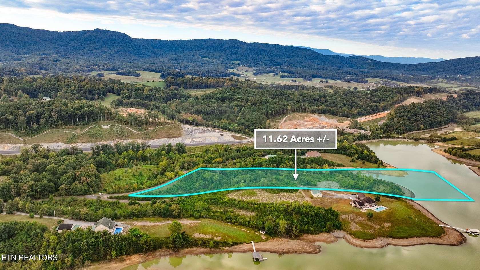 11.7 Acres of Recreational & Residential Land for Sale in Dandridge, Tennessee