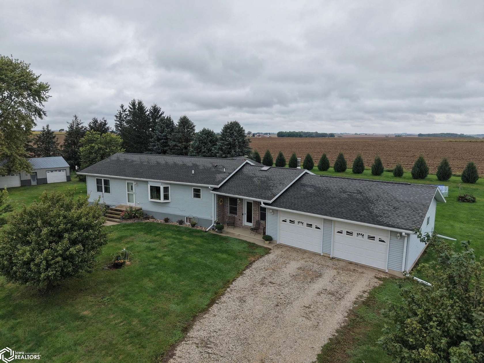 3.75 Acres of Land with Home for Sale in Wellsburg, Iowa