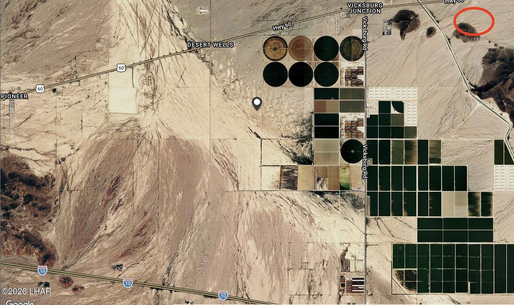 5 Acres of Land for Sale in Salome, Arizona