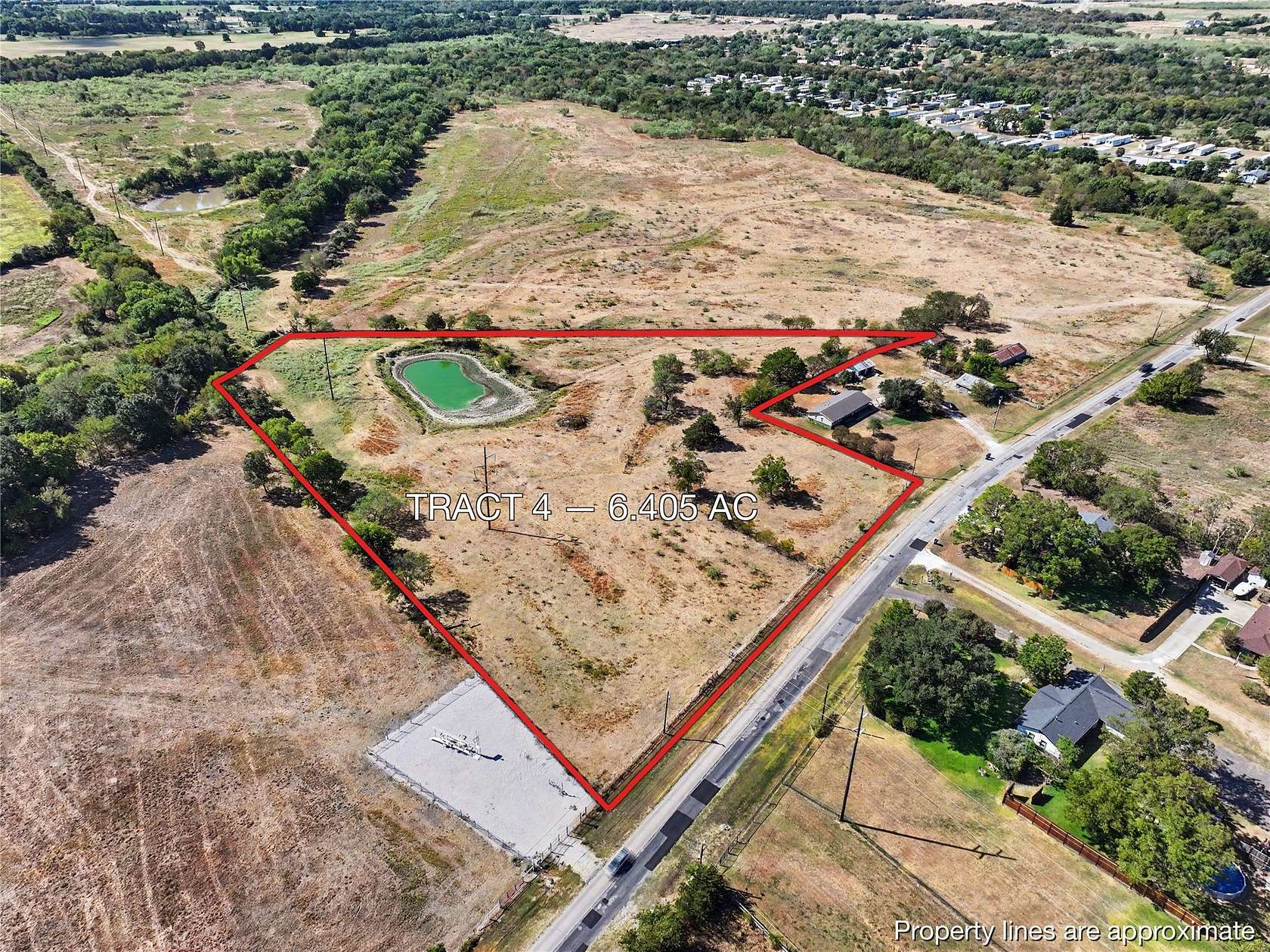 6.4 Acres of Land for Sale in Corsicana, Texas