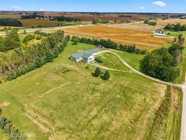 8.24 Acres of Land with Home for Sale in Newton, Iowa