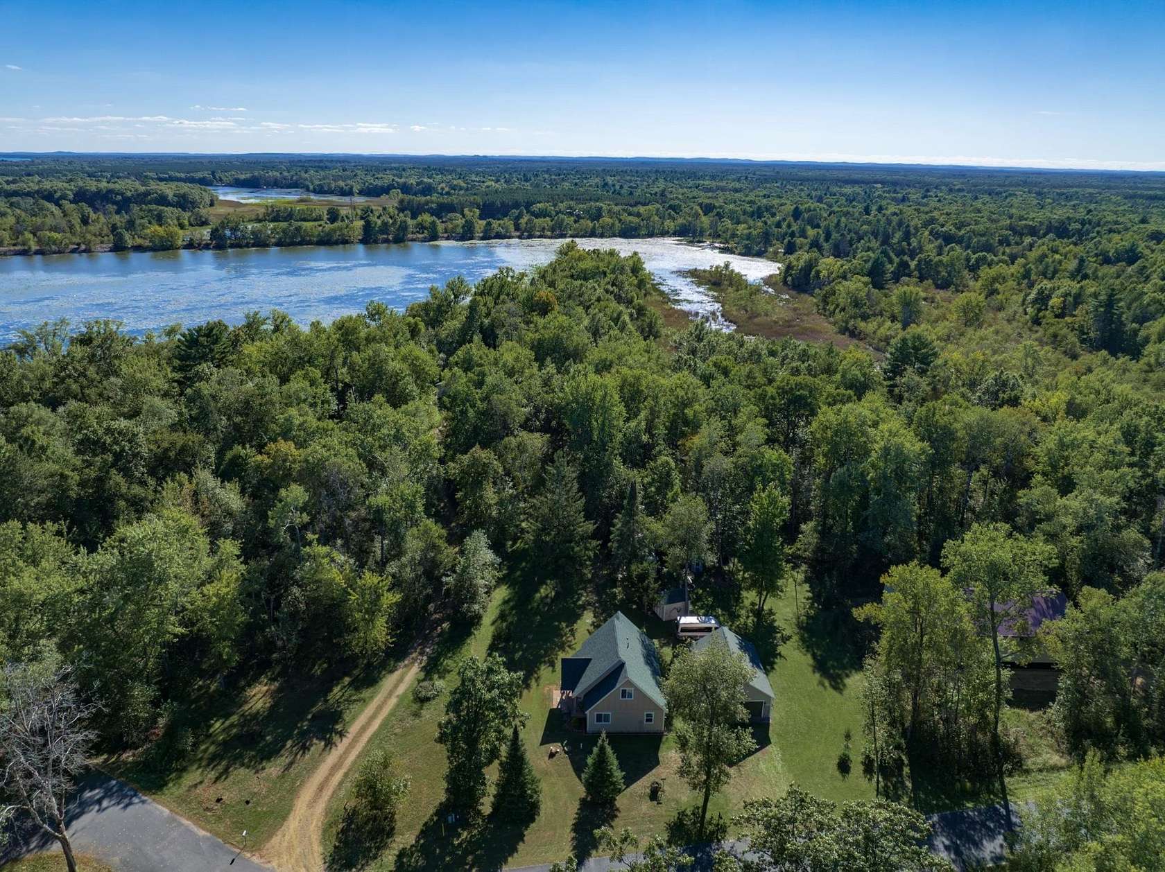 4.64 Acres of Land with Home for Sale in Necedah, Wisconsin