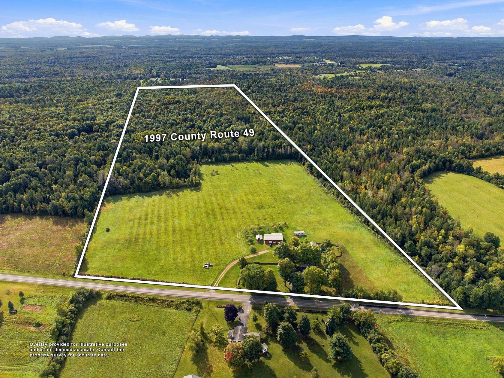 50.5 Acres of Land with Home for Sale in Winthrop, New York