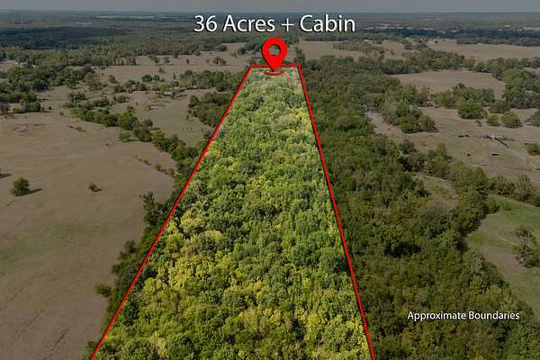 36.9 Acres of Land for Sale in Winnsboro, Texas