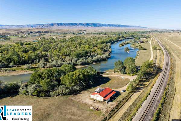 17.7 Acres of Recreational Land with Home for Sale in Evansville, Wyoming