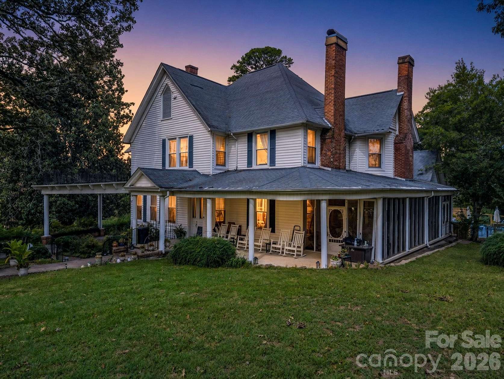 16 Acres of Recreational Land with Home for Sale in Ellenboro, North Carolina