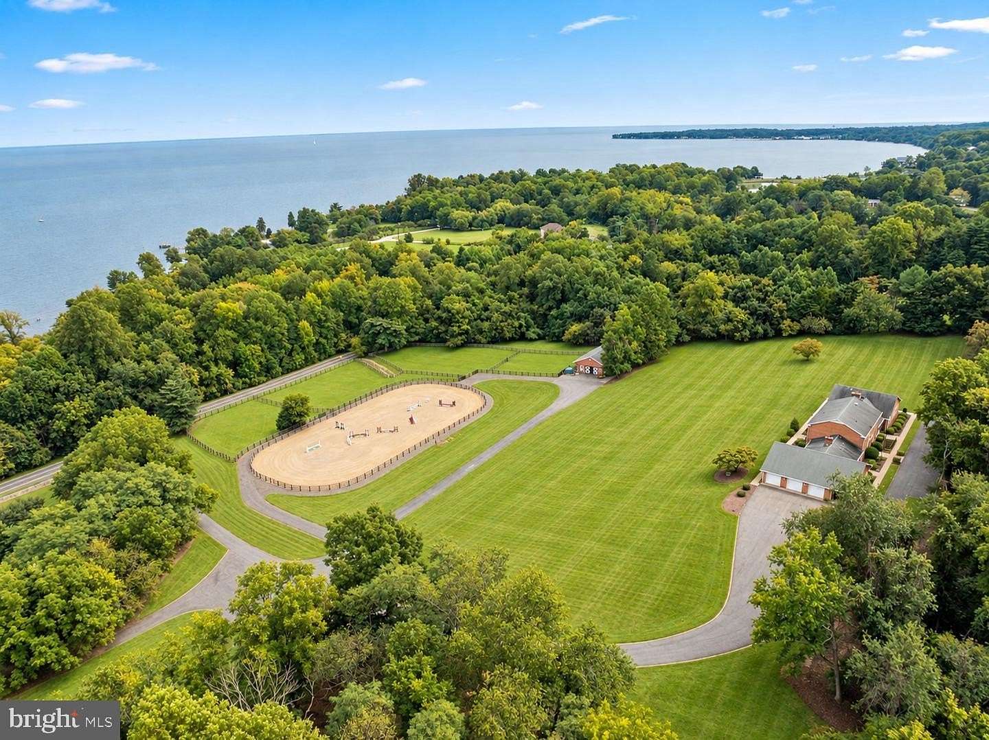 13.7 Acres of Land with Home for Sale in Tracys Landing, Maryland