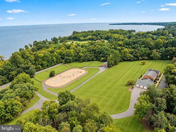 13.7 Acres of Land with Home for Sale in Tracys Landing, Maryland