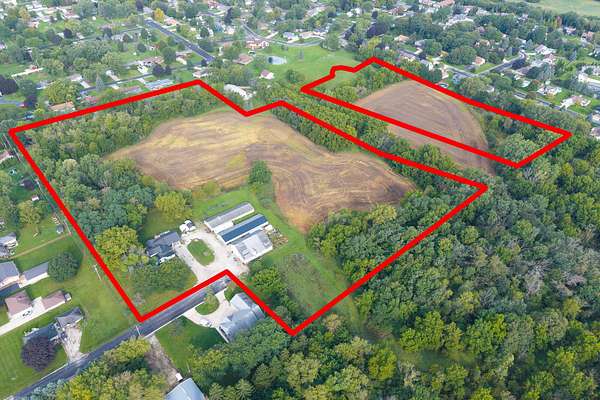 20.3 Acres of Agricultural Land with Home for Sale in Union Grove, Wisconsin