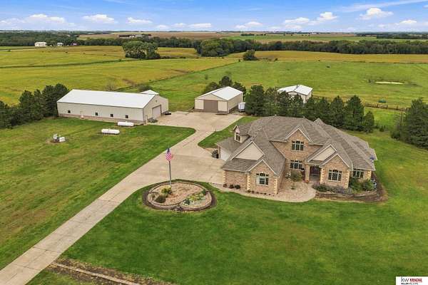 15 Acres of Land with Home for Sale in Wymore, Nebraska