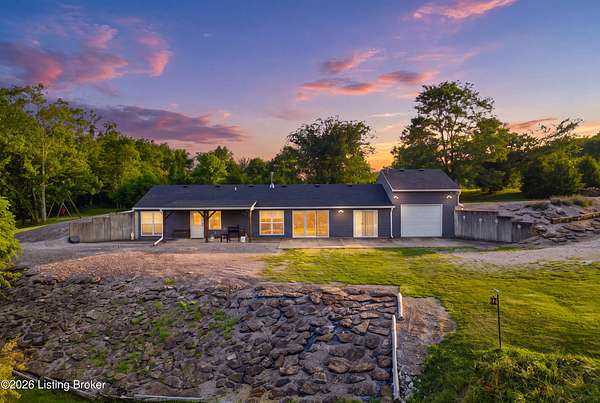 91.7 Acres of Recreational Land with Home for Sale in Bagdad, Kentucky