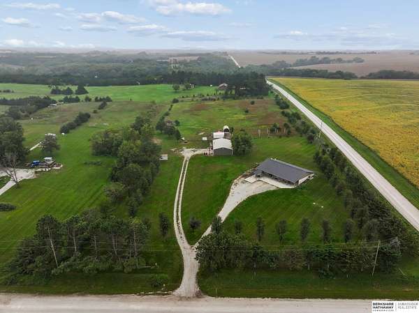 5 Acres of Land with Home for Sale in Eagle, Nebraska