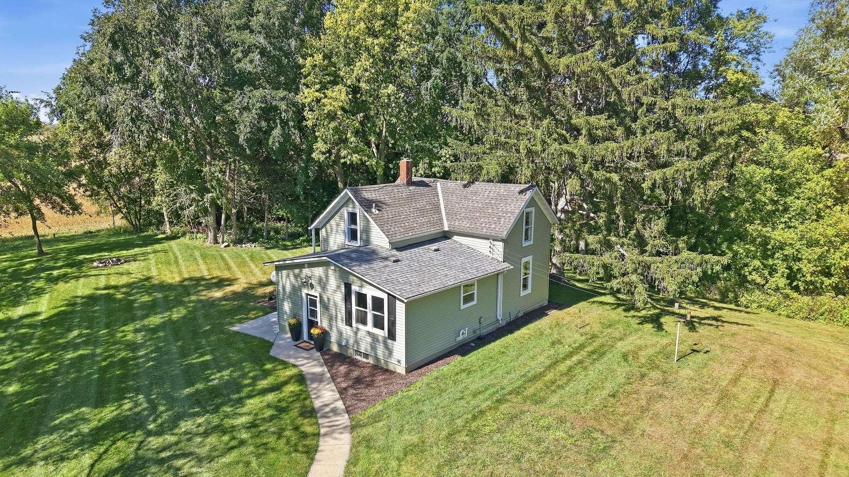5 Acres of Land with Home for Sale in Dassel, Minnesota