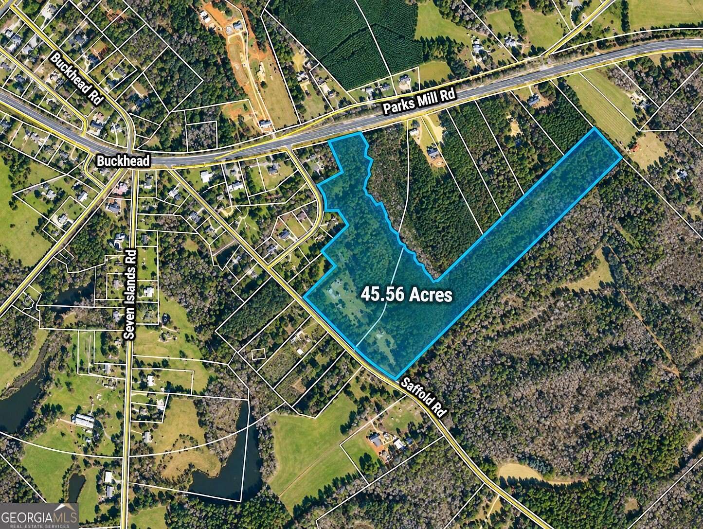 45.6 Acres of Land for Sale in Buckhead, Georgia