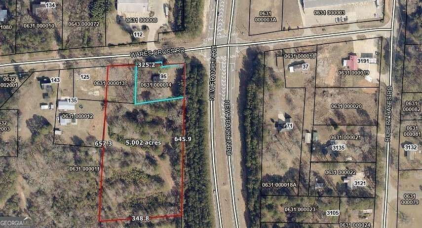 5 Acres of Improved Commercial Land for Sale in LaGrange, Georgia