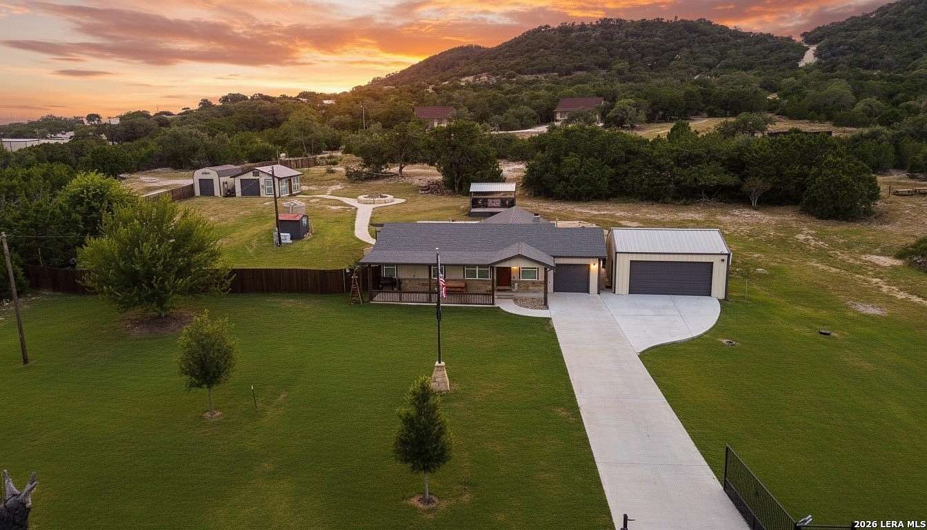 20.1 Acres of Land with Home for Sale in Pipe Creek, Texas